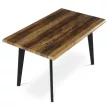 Masă de dining 130×80 cm, MDF, Old Wood. HT-F4413 OLW