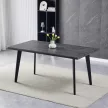 Masă de dining 160×90 cm, MDF, Stejar Gri. HT-F4416 GREY