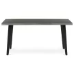 Masă de dining 160×90 cm, MDF, Stejar Gri. HT-F4416 GREY