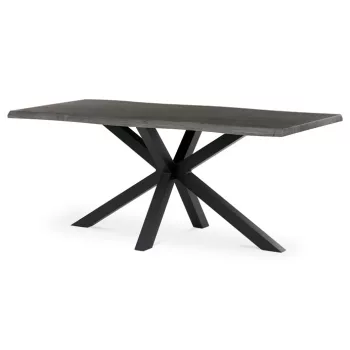 Masă de dining 180×90 cm, MDF, Stejar Gri. HT-F4618 GREY