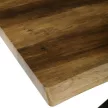 Masă de dining în culori stejar vechi/negru, 180×90 cm, HT-F4618 OLW