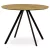 Masă rotundă de dining 100×100 cm, culoare stejar, HT-R5010 Oak
