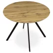 Masă rotundă de dining 100×100 cm, culoare stejar, HT-R5010 Oak