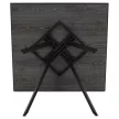 Masă de dining 90×90 cm, culoare Stejar Gri. HT-R5190 Grey