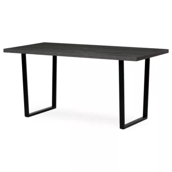   Masă de dining 160×80 cm, culoare Stejar Gri, HT-R5216 Grey