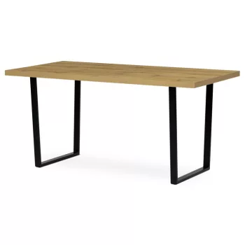 Masă de dining 160×80 cm, culoare Stejar, HT-R5216 Oak