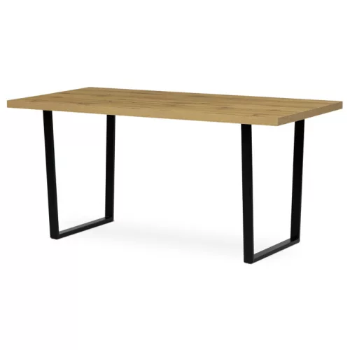 Masă de dining 160×80 cm, culoare Stejar, HT-R5216 Oak