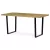 Masă de dining 160×80 cm, culoare Stejar, HT-R5216 Oak