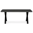 Masă de dining 180×90 cm, laminat, stejar gri, HT-R5316 GREY