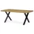 Masă de sufragerie laminată stejar 180×90 cm. HT-R5316 OAK