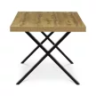 Masă de sufragerie laminată stejar 180×90 cm. HT-R5316 OAK