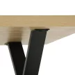 Masă de sufragerie laminată stejar 180×90 cm. HT-R5316 OAK