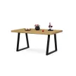Masa extensibilă 160–240×90 cm, stejar laminat. HT-R5624 OAK