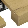 Masa extensibilă 160–240×90 cm, stejar laminat. HT-R5624 OAK