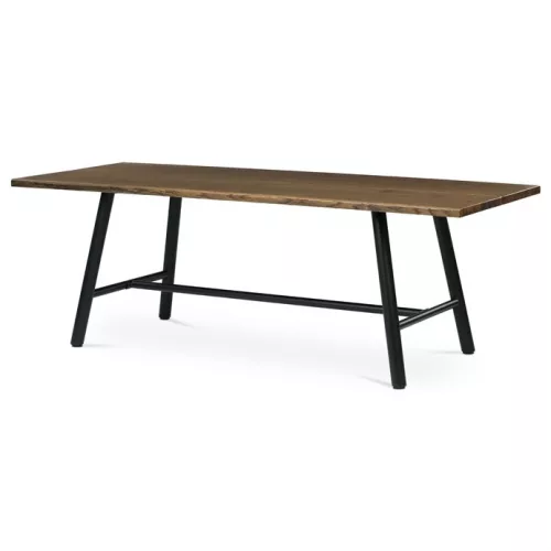 Masă de dining 220×90 cm, furnir de nuc. HT-T1822 WAL