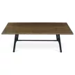 Masă de dining 220×90 cm, furnir de nuc. HT-T1822 WAL