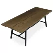 Masă de dining 220×90 cm, furnir de nuc. HT-T1822 WAL