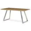 Masă de dining 160×90 cm, furnir de stejar. HT-W1515 OAK