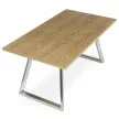 Masă de dining 160×90 cm, furnir de stejar. HT-W1515 OAK