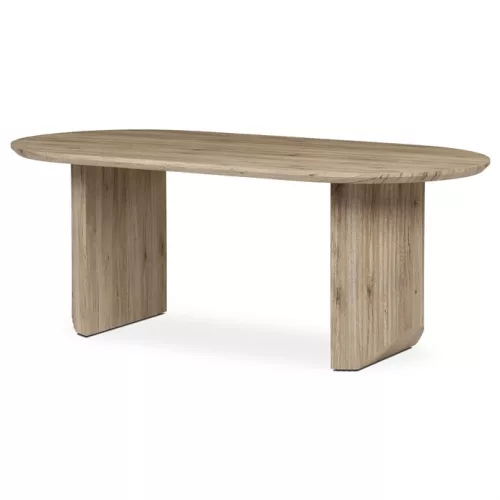 Masă de dining 200×100 cm, MDF, Stejar San Remo. HT-W1578 SRE