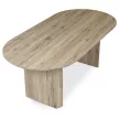 Masă de dining 200×100 cm, MDF, Stejar San Remo. HT-W1578 SRE