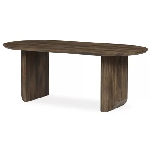 Masa de dining din MDF nuc, 200×100 cm. HT-W1578 WAL