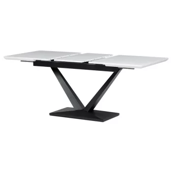 Masa extensibilă 140–180×85 cm, MDF, alb. HT-W1630 WT
