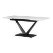 Masa extensibilă 140–180×85 cm, MDF, alb. HT-W1630 WT