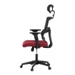 Scaun de birou roșu, cu plasă și mecanism de balans. KA-B1025 BOR