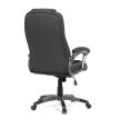 Scaun de birou rotativ cu tapițerie textilă neagră, mecanism balans, KA-C713 BK2