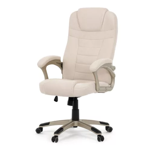 Scaun de birou executiv bej cu mecanism de balans. KA-C713 CRM2