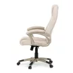 Scaun de birou executiv bej cu mecanism de balans. KA-C713 CRM2