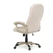 Scaun de birou executiv bej cu mecanism de balans. KA-C713 CRM2