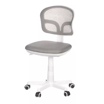   Scaun rotativ pentru copii, plasă gri, reglabil pe înălțime. KA-C801 GREY