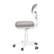 Scaun rotativ pentru copii, plasă gri, reglabil pe înălțime. KA-C801 GREY