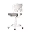 Scaun rotativ pentru copii, plasă gri, reglabil pe înălțime. KA-C801 GREY