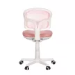 Scaun rotativ pentru copii, plasă roz, reglabil pe înălțime. KA-C801 PINK