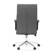 Scaun de birou cu piele ecologică gri. KA-D8104 GREY