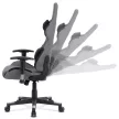 Scaun gaming gri cu mecanism de balans. KA-F05 GREY