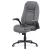 Scaun directorial piele eco gri, cu mecanism de balans. KA-G301 GREY