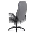 Scaun directorial piele eco gri, cu mecanism de balans. KA-G301 GREY