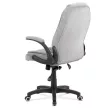 Scaun de birou managerial, material textil argintiu, mecanism sincron. KA-G303 SIL2