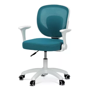   Scaun rotativ pentru copii, plasă albastră, reglabil pe înălțime. KA-K1062 BLUE