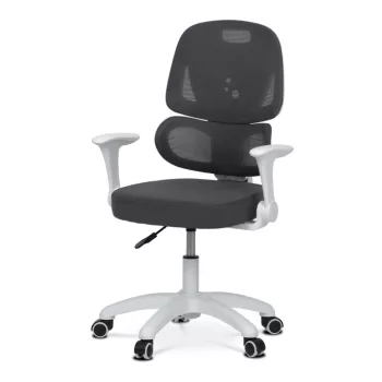   Scaun rotativ pentru copii, plasă gri, reglabil pe înălțime. KA-K1063 GREY
