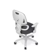 Scaun rotativ pentru copii, plasă gri, reglabil pe înălțime. KA-K1063 GREY