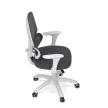 Scaun rotativ pentru copii, plasă gri, reglabil pe înălțime. KA-K1063 GREY