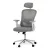 Scaun de birou cu mecanism balans, tapițerie gri. KA-K2031 GREY