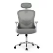 Scaun de birou cu mecanism balans, tapițerie gri. KA-K2031 GREY