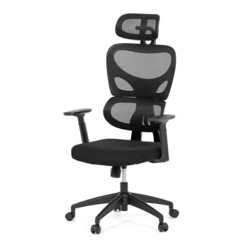   Scaun rotativ de birou cu mecanism de balans, culoare negru KA-K2080 BK