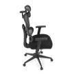 Scaun de birou textil negru, mecanism sincron. KA-Q8203 BK